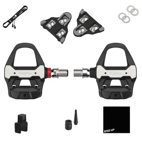 Favero Assioma PRO RS-1, Single-Sensing Side Pedal Based SPD-SL Road Cycling Power Meter, Bluetooth and ANT+ Connectivity for Bike Computers, Cycling GPS Units, & Smartphones