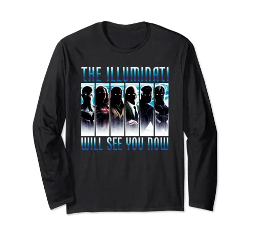 T-shirt Doctor Strange Illuminati manches longues idée cadeau anniversaire fan