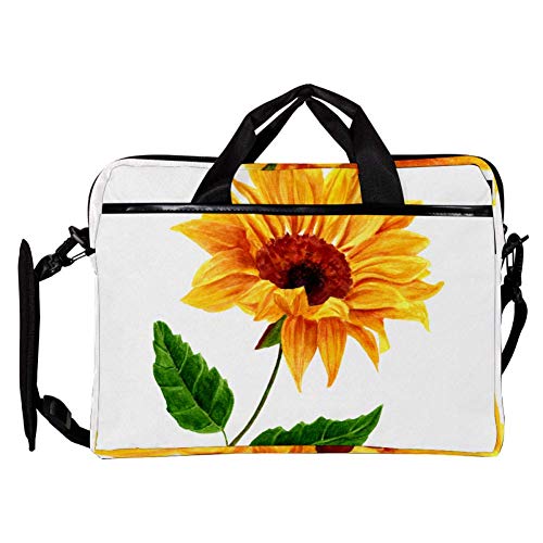 Maletín portátil 15.4 pulgadas acolchado contra impactos con estampado floral original 3