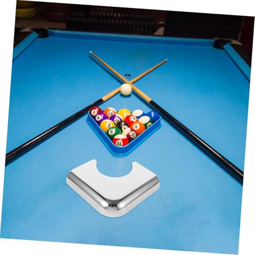 Protection d'angle table de billard en métal argenté durable - 5