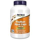 海外直送品 Now Foods Psyllium Husk, 200 Caps 500 mg