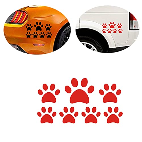 Autocollant de voiture pattes de chien animal autocollants drôles autocollants imperméables moto décoration Auto autocollants pare-chocs garde-boue autocollants de voiture accessoires de style Cover