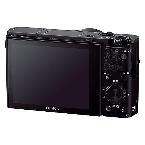 Sony Câmera digital compacta premium RX100 III 20,1 MP com sensor de 2,54 cm e lente de zoom ZEISS F
