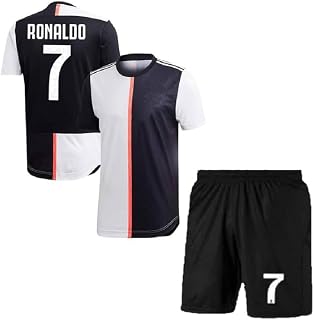 Ronaldo 7 Jersey with Shorts for (Kids,Boys & Men) Price In India