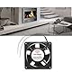 GOLDMAN SERVICE | Ventilator Axialventilator für Kaminkassetten mit hoher Temperatur, aus Metall, universell, 120 x 120 x 38 mm