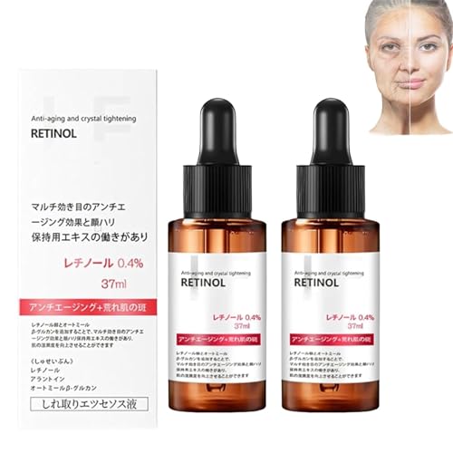 Dr.Lucel Retinol Wrinkle Serum Suero de retinol para rostro Anti envejecimiento Tecnología compleja Peg-8 y diseño exquisito Suero antiarrugas de 2 minutos Suero hidratante para todo tipo de piel