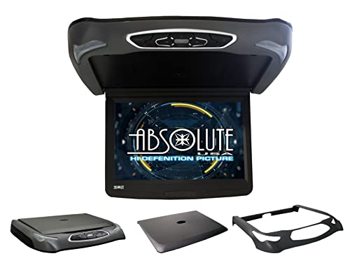 Bsolute Dfl14Hd Car Roof Mount Dvd Player Monitor 14 Inch Vehicle Flip Down Overhead Screen- Hdmi Sd Usb Card Input With Built-In Ir Transmitter For Wireless Ir Headphone #TOP3
