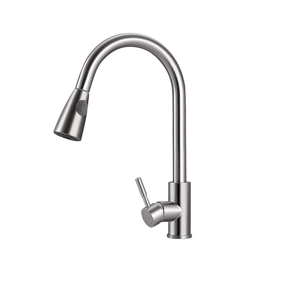 Robinet de cuisine pour évier de maison ou restaurant, douchette pratique monotrou