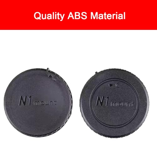 Tapa para cuerpo de cámara y tapa trasera para lente compatibles con Nikon N1 J5, J3, J2, J1, V3, V2, V1 (paquete de 2 unidades) miniatura 3