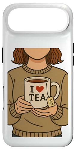 I Love Tea ArtASn̗ǂ̃CXg X}zP[X iPhone Air p