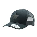 TP THE PRIDE Canada Hat Premium 3D Patch Trucker Hat Snapback Cap Teilweise Made in USA mit Importware, Ca6606bk-bkmaple, Einheitsgre