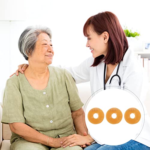 FOMIYES 10 pçs Ostomia Barreira Anéis Colostomia Adesivos Universal Impermeáveis Anéis Ostomia Supri