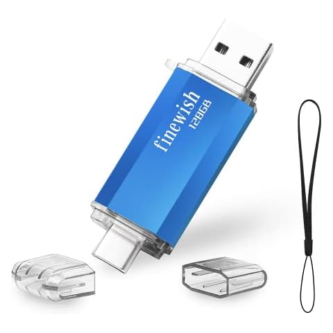 Geweo 128GB Dual Port USB C Memory Stick Cover