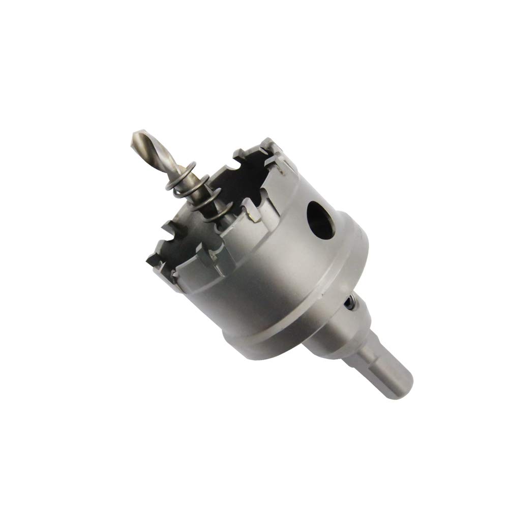 Sega a tazza da 50 mm,punta in metallo duro,sega a tazza LAIWEI per praticare fori in acciaio inox,metallo,ghisa, rame,ecc.