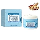 Lumaqo Crema Barba Dermatitis,crema Hidratante Natural, Hace Que El Cuero Cabelludo Sea Suave Y Calmante Y La Piel También (1 PCS)