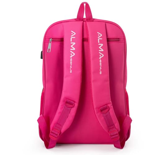 Mochila Raqueteira Beach Tennis Rosa Alma Genius