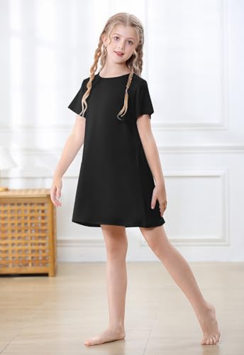 Umeyda Girls & Women's Soft Nightgowns Sleep Shirts Sleepwear Nightdress2