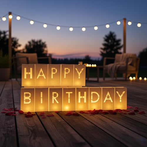Décorations d'anniversaire trousseau complet avec ballons cœur et bougies - 5