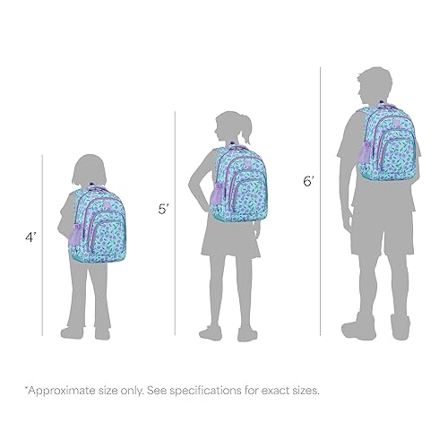 Girls Vibrant School Backpack | Archibald Collection for Kids | 17 inch Height 24L | Lush Lavender (Berry Purple)4