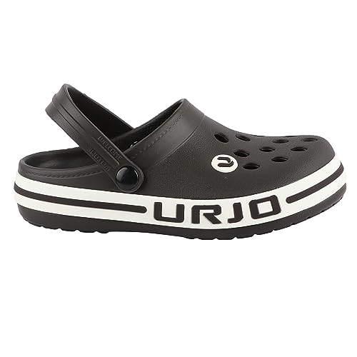 Image of URJO Streak Kid's Clogs /Sandals with Adjustable Back Strap Ultra Soft & Flexibility Anti Skid Comfortable Waterproof Daily Mules Clogs /Sandals Boy's & Girl's