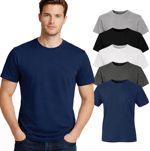 Iron Mountain Organic Recycled Cotton Work T-Shirts for Men with ...