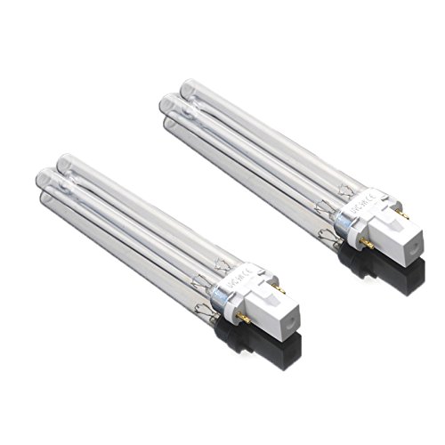 AQUANEAT 9 Watt UV Replacement Bulb 2 PCS G23 2 Pin Base