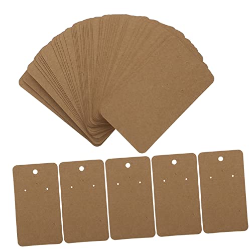 Uonlytech 1Juego Tarjetas Pendientes para Joyería y Embalaje Tarjetas de Exhibición Retro para Collares y Aretes Respetuosas