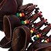 ERINGOGO African Tribal Rattle Bracelet Handmade Percussion Accessory with African Drum Nut Shells Versatile Musical Instrument for Cultural Expression and Rhythm