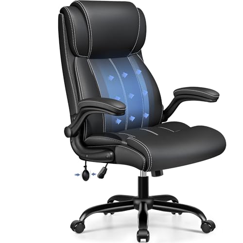 Ergonomic High Back Leather Executive Chair