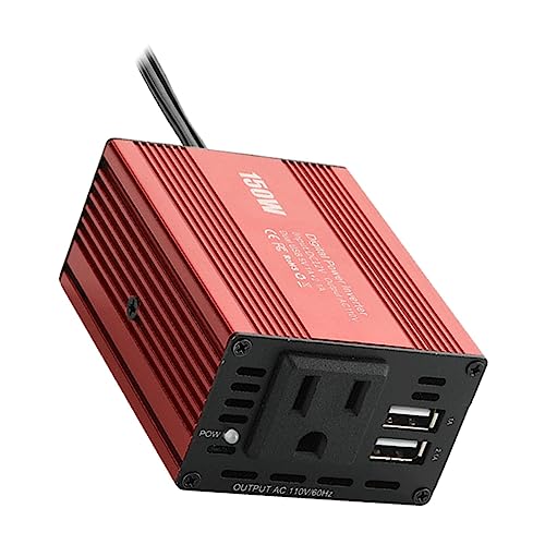 ECOMISTIQ® 12V to 110V Converter Power Inverter Dual USB Output for Consoles TV Laptop|Consumer Electronics| Vehicle Electronics & GPS | Car Electronics Accessories | Power Inverters
