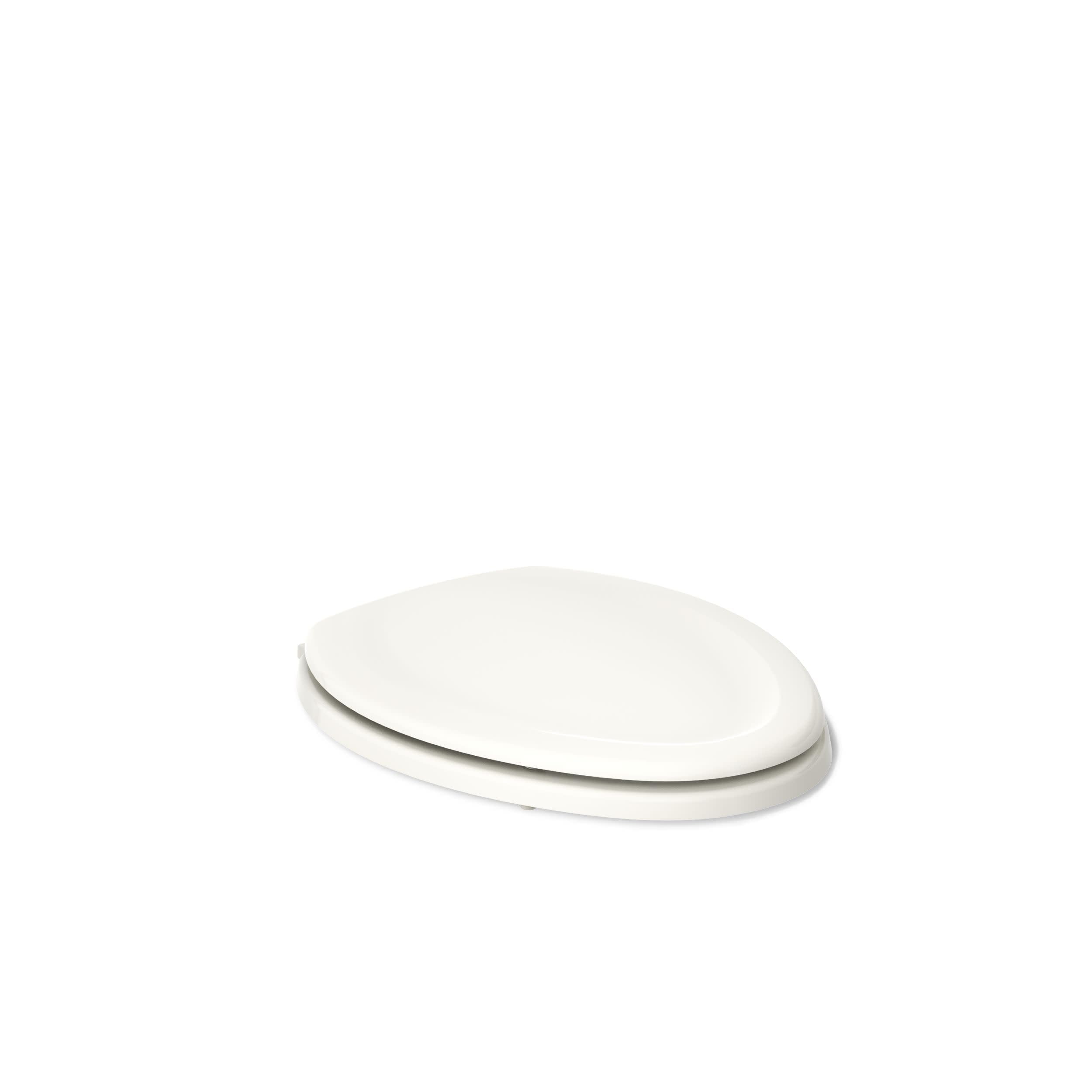 KOHLER Lunette WC allongée en bois moulé avec charnières en plastique de couleur assortie K-4647-96 Biscuit