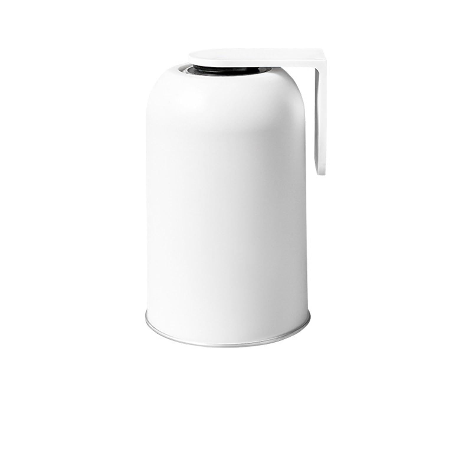 1Pcs Mouthwash Cup Tooth Brushing Cups Wall Mounted No Punching Household Water Large Capacity For Bathroom, Washroom(White)