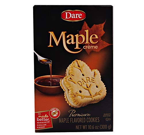 Dare Creme Filled Cookies: Your Choice Of Fudge, Lemon, Coconut Or Maple- Three 10.2 Oz. Boxes (Maple Creme) #TOP12