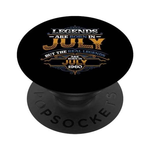 Las leyendas nacen en julio de 1960 Cumpleaños 64 de las mujeres PopSockets PopGrip Intercambiable