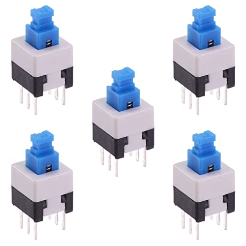 7x7mm Momentary PCB Push Button Switch DPDT (Pack of 5)