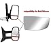 Replacement Passenger Right Side Door Mirror Lower Small Glass for Ford Transit T150 T250 T350 T350HD from 2014 to 2023