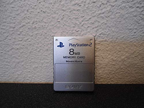 Carte mémoire PS2 8 Mo argentée pour revivre vos soirées gaming rétro