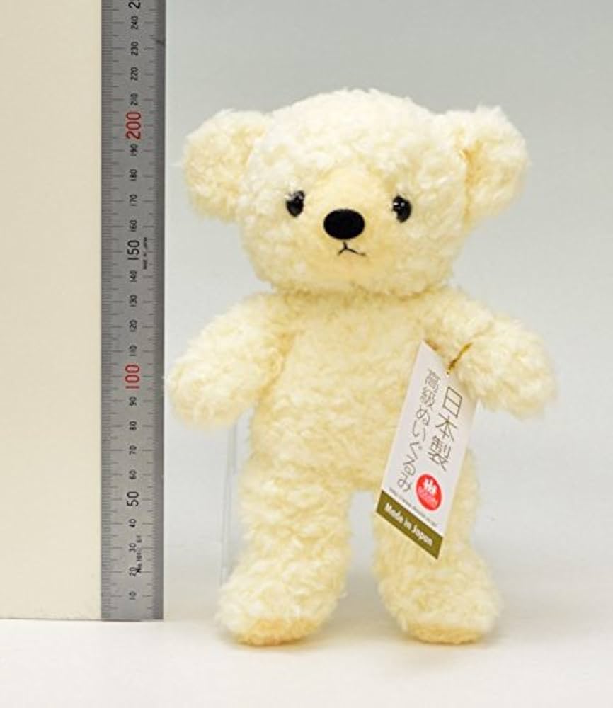 ぬいぐるみ 童心 くまのフカフカ 白 Amazon.co.jp: 童心タグリボン付き クマのフカフカS クリーム