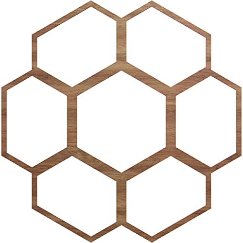 Image of Ekena Millwork 34 inchOD x 12 inchID x 3 /8 inchT Florin Wood Fretwork Pierced Ceiling Medallion, Walnut