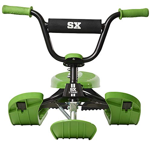 STIGA Schlitten Snowracer Rennrodel SX Color Pro Grün Lenkschlitten – Ansicht 3
