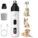 Heusom Silent Groom Pro Nail Grinder, 2026 Upgraded Dog Silent Nail Grinder for Dogs Silent Dog Nail Trimmer, Electric Dog Nail Clippers Pet Paws Grooming Smoothing Tool (1)