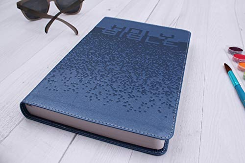 NIrV, Bible for Kids, Large Print, Leathersoft, Blue, Comfort Print: Thinline Edition - Image 2