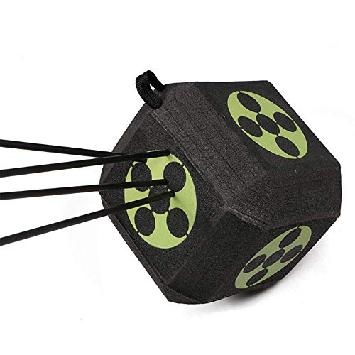KPTKP Bogenschießen 3D Würfel Bogenschießen Zielwürfel, Wiederverwendbare XPE-Schaum Bogenschießen Würfel für die Jagd Übung Training Recurve Bogen Ziel Cover