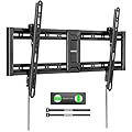 monTEK Heavy Duty Tilting TV Wall Mount for 43-95 Inch TVs, 200 lbs Capacity, 1.65" Slim Low Profile Wall Bracket, Max VESA 800x400mm Fits 16"/18"/24" Studs, Space-Saving for Large Flat & Curved TVs