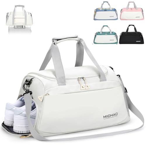 Damcyer Reisetasche Sporttasche Damen Reisetasche Groß 48x23x27...