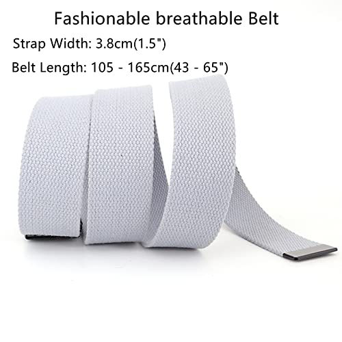 Cinturón de lona de algodón ideal para excursiones al aire libre y pantalones cortos 5