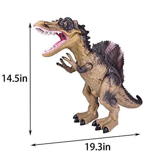 image for FUN LITTLE TOYS Remote Control Dinosaur for Kids, Electronic Walking S