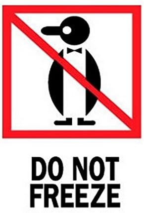 4" x 6" Do Not Freeze Labels (500 per Roll)