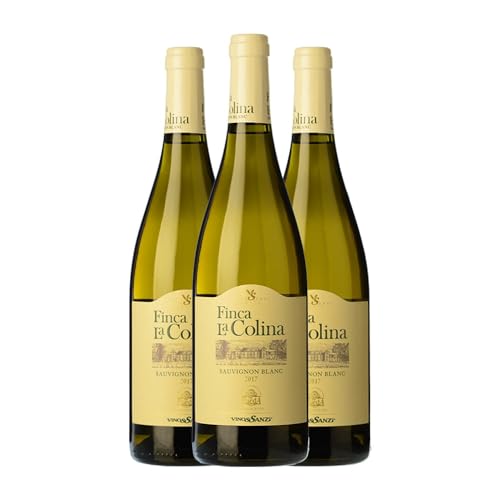Vinos Sanz Finca La Colina Sauvignon Blanca Rueda Joven 75 cl Vino blanco (Caja de 3 Botellas de 75 cl)
