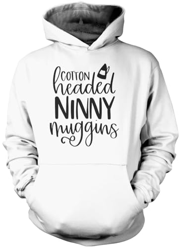 Cotton Headed Ninny Muggins - Funny Christmas Movie Elf Buddy - Kids Unisex Hoodie - Christmas Xmas Day Outfit 9-11 Years White
